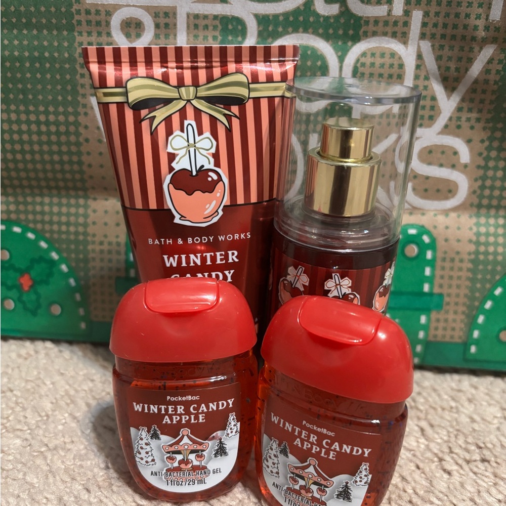 Bath & Body Works Winter Candy Apple Collection